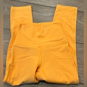 Lululemon Align High Rise Crop 21” Mango Dream Size 0
